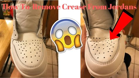 how to fix creases in shoes|remove crease from leather shoes.